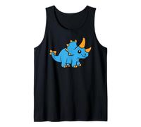 Pequeño Dino Lindo niño Divertido Simple Dinosaurio Camiseta sin Mangas