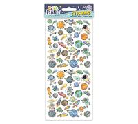 Pequeño Diversión Espacio, Naves Espaciales Planetas Etiquetas Pegatinas para Niños Manualidades Y Decoración