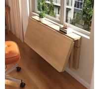 Pequeño espacio mesa abatible de pared，mesa de cocina pequeña，escritorio plegable pared madera maciza，Fuerte capacidad de carga, varios tamaños disponibles,para salas de estar, cocinas y dormitorios