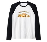 Pequeño Explorador: Zorro, Ciervo, búho, Hongo, Bosque, Amigos Camiseta Manga Raglan