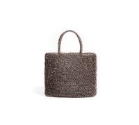 (Pequeño F) MABULA Bolso de mano cuadrado de fiesta de PVC de moda para mujer, marca de diseño de lujo, color