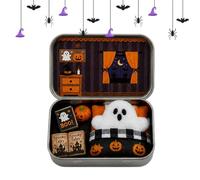 Pequeño Fantasma de Bolsillo en Lata Decoración Halloween Escritorio