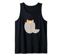 Pequeño Gatito Adorable Que Sale del Huevo Camiseta sin Mangas