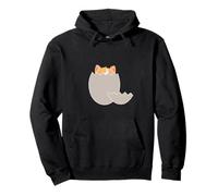 Pequeño Gatito Adorable Que Sale del Huevo Sudadera con Capucha