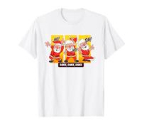 Pequeño Grupo Bailando Santa Claus Camiseta