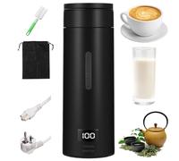 Pequeño hervidor de agua portátil, 380ML 4-Temperaturas Hervidor de Agua Eléctrico, Mini Hervidor Eléctrico, Con Pinceles y bolsas, Materiales Inoxidables, Apagado Automático, para Hacer Leche Café Té