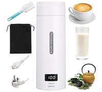 Pequeño hervidor de agua portátil, 380ML 4-Temperaturas Hervidor de Agua Eléctrico, Mini Hervidor Eléctrico, Con Pinceles y bolsas, Materiales Inoxidables, Apagado Automático, para Hacer Leche Café Té