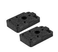 Pequeño juego de montaje de calefacción Hotend, pieza de repuesto para reparación de impresora, base de disipador de calor mejorada profesional a prueba de golpes