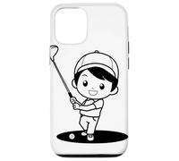 Pequeño Jugador de Golf para niños Carcasa para iPhone 12/12 Pro