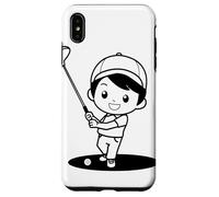 Pequeño Jugador de Golf para niños Carcasa para iPhone XS MAX