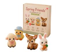 Pequeño kit bricolaje cuentas animales 3D | Kits bordado cuentas insectos 3D DIY | Lindo kit arte cuenta semillas insectos | Novedad juego manualidades artísticas hacer joyas animales hechos mano