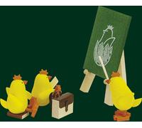 Pequeño Kükengruppe 5CM Conejo de Pascua Pollitos Decoración Pasuca Nuevo 13080