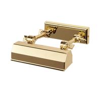 Pequeño Lámpara Cuadros Gambar 2 IN Latón B: 18cm E14 Pared de