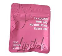 Pequeño lápiz labial - Portable de 12 colores Matte Lipstick set para mujeres, acabado de terciopelo impermeable con taza, maquillaje de labios para madre, esposa, amigas, niñas, novias, 4.72x3.94in