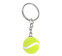 Pequeño llavero de bola de tenis - Lindo colgante deportivo, colorido de bolsas | Sorteo de la escuela de decoración de juguetes vibrantes, accesorio de llave deportiva de autos de mochila par