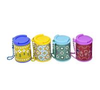 Pequeño Llavero Monedero - Mini Alcancía Bolsillo,con Monedero Colgante con Cierre | para Mujeres, Niños Y Jóvenes, Decoración De Mochila De Viaje, Reto Ahorro