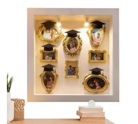 Pequeño Marco de Museo, Silueta imágenes de presentación - Marco de Fotos DIY, para graduación, Navidad, cumpleaños, Bodas, Parejas, familias, niños y Amigos