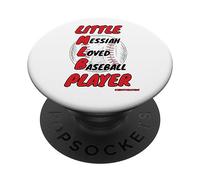 Pequeño Mesías amado Jugador de béisbol Cool Baseball Christian PopSockets PopGrip Adhesivo