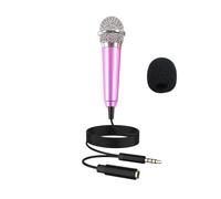 Pequeño Micrófono Para Grabación De Vídeo - Dinámica Ligero, Amplificador De Altavoz | Vocal Plug And-Play Para Teléfono Móvil, Ordenador Portátil, Smartphone, Podcast, Vloggi