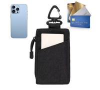 Pequeño Monedero con Cremallera - Bolso Impermeable Portátil con Cremallera,Cartera con Mosquetón para Mujer | para Hombres Adolescentes Playa Viaje Surf Senderismo Deportes Bolsillo de Camionero
