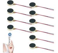 Pequeño Motor Vibrador,10 Piezas Motores De Vibración De Corriente Continua | Mini Vibrador Tipo Botón Para Gamepad | Para Teléfono Móvil Tableta Gamepad y Dispositivo