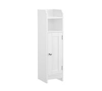 Armario de Baño Armario Esquinero con Puerta y Estantes Organizador