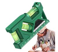 Pequeño nivelador: nivel de burbuja compacto para una precisión óptima, herramienta de nivelación portátil | nivel de burbuja, nivelador de precisión, nivel de bolsillo, nivelador de carpintero