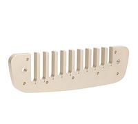 Pequeño Peine de Armónica, Parte de Armónica de Peine Parte de Peine de Armónica de Aleación de Aluminio para Principiantes(oro)