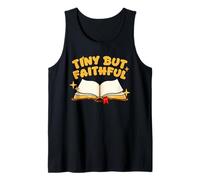 Pequeño Pero Fiel Niño Cristianismo Niño Religioso Dios Biblia Camiseta sin Mangas
