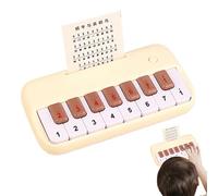 Pequeño piano portátil - teclado de música plegable, piano eléctrico delgado, instrumento de viaje | Piano digital recargable con 88 llaves y tomas para auriculares, compacto