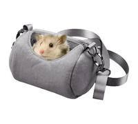 Pequeño portamascotas portátil bolsa de felpa mochila para hámsters, bolsa robusta y cómoda bolsa de transporte | Pequeña mochila de viaje con ventana de potencia transpirable para conejos, la
