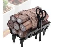 Pequeño portatroncos - Soporte para leña de calefacción en miniatura