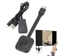 Pequeño proyector - 1080P 4K TV portátil Plug and Play Streaming proyector inalámbrico de imágenes claras para el entretenimiento para gráficos, demostraciones de vídeo, juegos de música