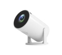 Pequeño proyector portátil C fuente de alimentación inalámbrica streaming automático ajuste estéreo proyector de sonido con teléfono móvil