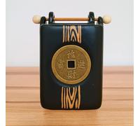 Pequeño Quemador de Aroma del Lejano Oriente 13 cm Lámpara de Perfume Feng Shui de cerámica Buda