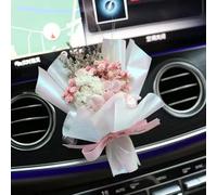 Pequeño ramo de ambientador con clips de ventilación, mini ramo de flores secas, clip de aromaterapia, salida de aire acondicionado para coche, decoración de clip de perfume, difusor de aceite