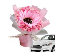 Pequeño ramo de clips de ventilación para ambientador de coche, ramo de flores de coche para bocas de ventilación - Perfume ambientador de flores secas | Ambientador natural para