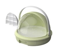 Pequeño recinto para Reptiles | Terrario Transparente Transpirable | Estuche de cría de de Seda con cajón, para Mascotas, Ranas de Animales pequeños, proyectos de Ciencia de Anfibios al Aire