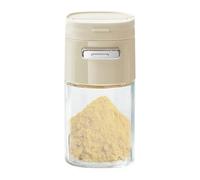 Pequeño recipiente de sal | Salero de con acero inoxidable, dosificador preciso para porciones, almacenamiento antideslizante para cocina mesa de comedor