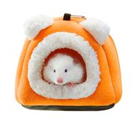 Pequeño Refugio para Mascotas - Cama cálido, Cueva de hurón de Lana, Refugio de hámster Estilo Oso, chinchillanest Suave | Lugar de Descanso Interior para Conejillos de Indias