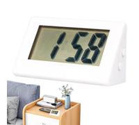 Pequeño Reloj eléctrico: Dispositivo Compacto para Despertar Junto a la Cama, Pantalla de visión Clara con función de repetición, Monitor de Tiempo para Viajes, Ideal para escritorios de maest
