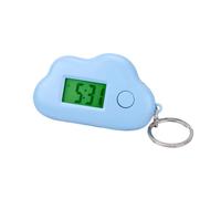 Pequeño Reloj | Pantalla de la Fecha de la Nube con Llavero | Reloj de Viaje Eléctrico Reloj Digital, para el Hogar, Cocina, Oficina, Escuela, Aula, Dormitorio, Los