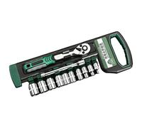 Pequeño Socket Set Herramientas de Reparación Portátiles Tornillos Barra de | 12 piezas 72 dientes unidad de trinquete juego de llaves para el coche casa construcción maquinaria metalurgia mecánicos