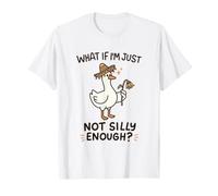 Pequeño Sombrero Ganso no es lo Suficientemente Tonto Divertido Camiseta