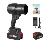 Pequeño soplador de hojas inalámbrico, 38000 rpm, soplador de polvo eléctrico portátil con 2 baterías, soplador de mano para limpieza de la casa, soplador de hojas, coche, jardín, esquina limpieza de