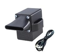 Pequeño soplador eléctrico para barbacoa de 12 V, con control de velocidad variable, para camping