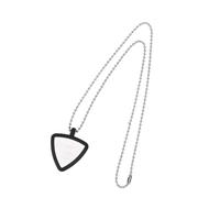 Pequeño Soporte Para Púas De Guitarra Collar Con Diseño Silicona Estuche Almacenamiento En Forma Corazón Solución Presente Músico Organizador Diario Collares