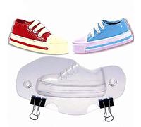 Pequeño tamaño 3D Kid Basket Zapato Molde de chocolate, zapatos deportivos para niños Zapatillas de deporte de policarbonato Candy Mold Cake Decoration Tools (tamaño pequeño)