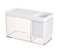 Pequeño Tanque De Pescado Betta - Mini Acuario Transparente, Tanque De Pescado Portátil Para Pequeñas Mascotas Acuáticas, Diseño Compacto Duradero | Acuario Para Betta Sea Monkeys Camillones Snails De