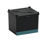 Pequeño tanque de reptiles, 10.2x9x9cm, caja de observación de araña, para moscas, hábitat a prueba de luz con diseño resistente, accesorio educativo para Mantis Scorpion Chirper Roach Ant Classroom K